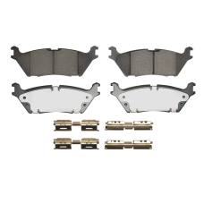 Dynamic Friction 1000-1790-01 - Active Performance Low Metallic Rear Brake Pads for Ford Expedition & F-150
