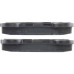 Centric 104.09611 Posi-Quiet Semi-Metallic Rear Disc Brake Pads for Mitsubishi Lancer Evolution.