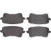 Centric 104.13861- Posi Quiet Semi-Metallic Disc Brake Pads with Hardware, 2-Wheel Set