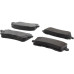 Centric 104.13861- Posi Quiet Semi-Metallic Disc Brake Pads with Hardware, 2-Wheel Set