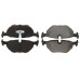 Dynamic Friction 1115-0396-01 - Active Performance Low Metallic Rear Brake Pads with Hardware. 