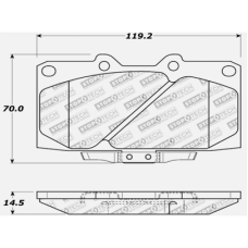 Centric 105.06470 - Posi Quiet Ceramic Disc Brake Pad, with Shims, 2-Wheel Set