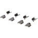 Centric 105.10210 - Posi Quiet Ceramic Disc Brake Pad, with Shims, 2-Wheel Set