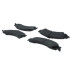 Centric 106.08340 - Posi Quiet Extended Wear Disc Brake Pads, with Shims and Hardware, 2-Wheel Set