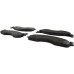 Centric 106.10540 - Posi Quiet Extended Wear Disc Brake Pads, with Shims and Hardware, 2-Wheel Set