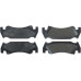 Centric 106.10850 - Posi Quiet Extended Wear Disc Brake Pads, with Shims and Hardware, 2-Wheel Set 