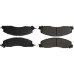 Centric 306.13990 - Fleet Performance Disc Brake Pad Set, with Hardware, 2-Wheel Set