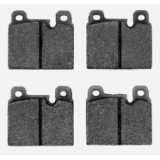 Dynamic Friction 1115-0287-00 - Active Performance Low Metallic Front Brake Pads for Porsche 911 1984 - 1989