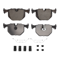 Dynamic Friction 1115-0683-01 - Active Performance Low Metallic Rear Brake Pads with Hardware for Bentley Arnage, BMW M3, M5 & Range Rover.