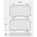 Dynamic Friction 1115-0960-01 - Active Performance Low Metallic Front Brake Pads with Hardware. 