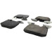 Dynamic Friction 1115-1609-01 - Active Performance Low Metallic Brake Pads with Hardware. 