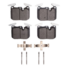 Dynamic Friction 1115-1609-01 - Active Performance Low Metallic Front Brake Pads with Hardware to suit BMW  328i, 330i, 335i, 340i, 428i, 430i M2, M3 and M4