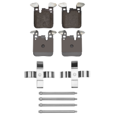 Dynamic Friction 1115-1656-01 - Active Performance Low Metallic Rear Brake Pads with Hardware for BMW 320i, 328i, 330i, 335i,340i, 428i, 430i M2, M3 and M4