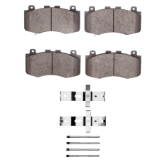 Dynamic Friction 1115-2152-01 - Active Performance Low Metallic Front Brake Pads for Dodge Durango SRT and Jeep Grand Cherokee Trackhawk