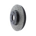 StopTech 127.40036L Drilled and Slotted High Carbon Brake Rotor 