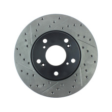 StopTech 127.40036R Drilled and Slotted High Carbon Brake Rotor 