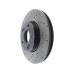 StopTech 127.40036R Drilled and Slotted High Carbon Brake Rotor 