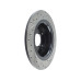 StopTech 127.40068R Drilled and Slotted High Carbon Brake Rotor 