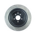 StopTech 127.42101R Drilled and Slotted High Carbon Brake Rotor
