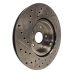 StopTech 127.44040L Drilled and Slotted High Carbon Brake Rotor 
