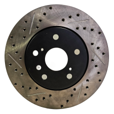 StopTech 127.44040R Drilled and Slotted High Carbon Brake Rotor 