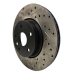 StopTech 127.44040R Drilled and Slotted High Carbon Brake Rotor 