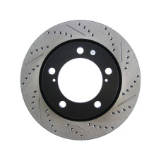 StopTech 127.44162L Drilled and Slotted High Carbon Brake Rotor
