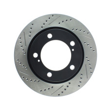 StopTech 127.44162R Drilled and Slotted High Carbon Brake Rotor 