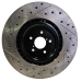 StopTech 127.47019L Drilled and Slotted High Carbon Brake Rotor