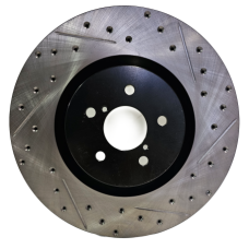 StopTech 127.47019L Drilled and Slotted High Carbon Brake Rotor