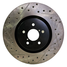 StopTech 127.47019R Drilled and Slotted High Carbon Brake Rotor