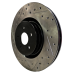 StopTech 127.47019R Drilled and Slotted High Carbon Brake Rotor