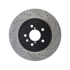 StopTech 127.47021L Drilled and Slotted High Carbon Brake Rotor 