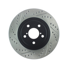StopTech 127.47021R Drilled and Slotted High Carbon Brake Rotor 