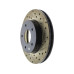 Stoptech 127.62025L Drilled and Slotted High-Carbon Brake Rotor