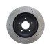 Stoptech 127.62060R Drilled and Slotted High-Carbon Brake Rotor 