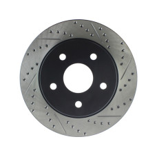 StopTech 127.67053L Drilled and Slotted High-Carbon Brake Rotor 