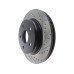 StopTech 127.67053L Drilled and Slotted High-Carbon Brake Rotor 