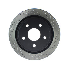 StopTech 127.67054R Drilled and Slotted High-Carbon Brake Rotor 