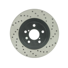 StopTech 128.47018L Drilled High-Carbon Brake Rotor 