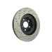 StopTech 128.47018R Drilled High-Carbon Brake Rotor 