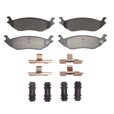 Dynamic Friction 1400-0898-01 - Ultimate Truck Duty Performance Rear Brake Pads for Dodge Dakota, Durango and Ram 1500