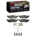 Dynamic Friction 1400-1066-01 - Ultimate Truck Duty Performance Front or Rear Brake Pads with Hardware for 2005-2016 Ford F-450 & F-550 Super Duty