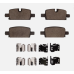 Dynamic Friction 1400-2174-01 - Ultimate Truck Duty Performance Brake Pads with Hardware 