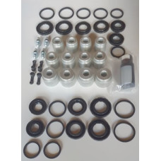 143.34031P 28mm/32mm/36mm Complete Brembo 6-Piston Front Brake Caliper Repair Kit 