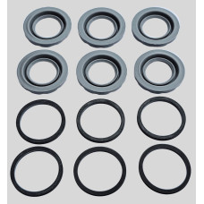 143.37023 36mm/36mm/36mm Front Brake Caliper Repair Kit for Brembo 6-Piston Calipers 