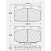 Dynamic Friction 1115-0331-01 - Active Performance Low Metallic Front Brake Pads with Hardware for Mazda RX-7