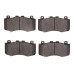 Dynamic Friction 1115-2152-01 - Active Performance Low Metallic Front Brake Pads for Dodge Durango SRT and Jeep Grand Cherokee Trackhawk