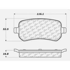 StopTech 308.10210 - Street Performance Disc Brake Pads with Shims and Hardware, 2-Wheel Set