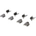 StopTech 308.10210 - Street Performance Disc Brake Pads with Shims and Hardware, 2-Wheel Set